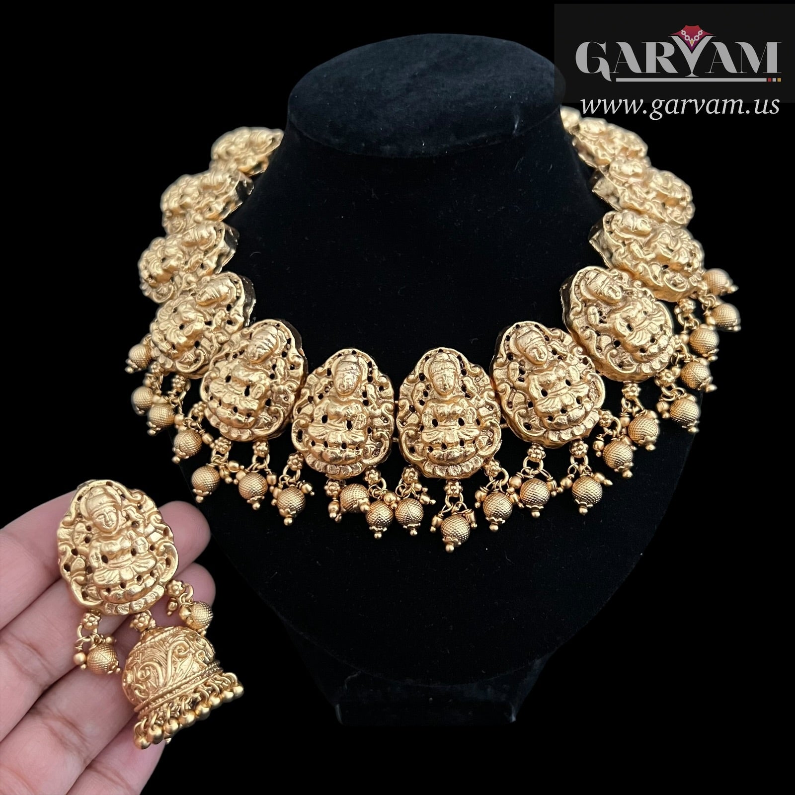 Ponni Necklace | Mahalakshmi Necklace | Nakshi Set | Grand Necklace | Bridal Necklace | Temple Jewelry | Indian Jewelry