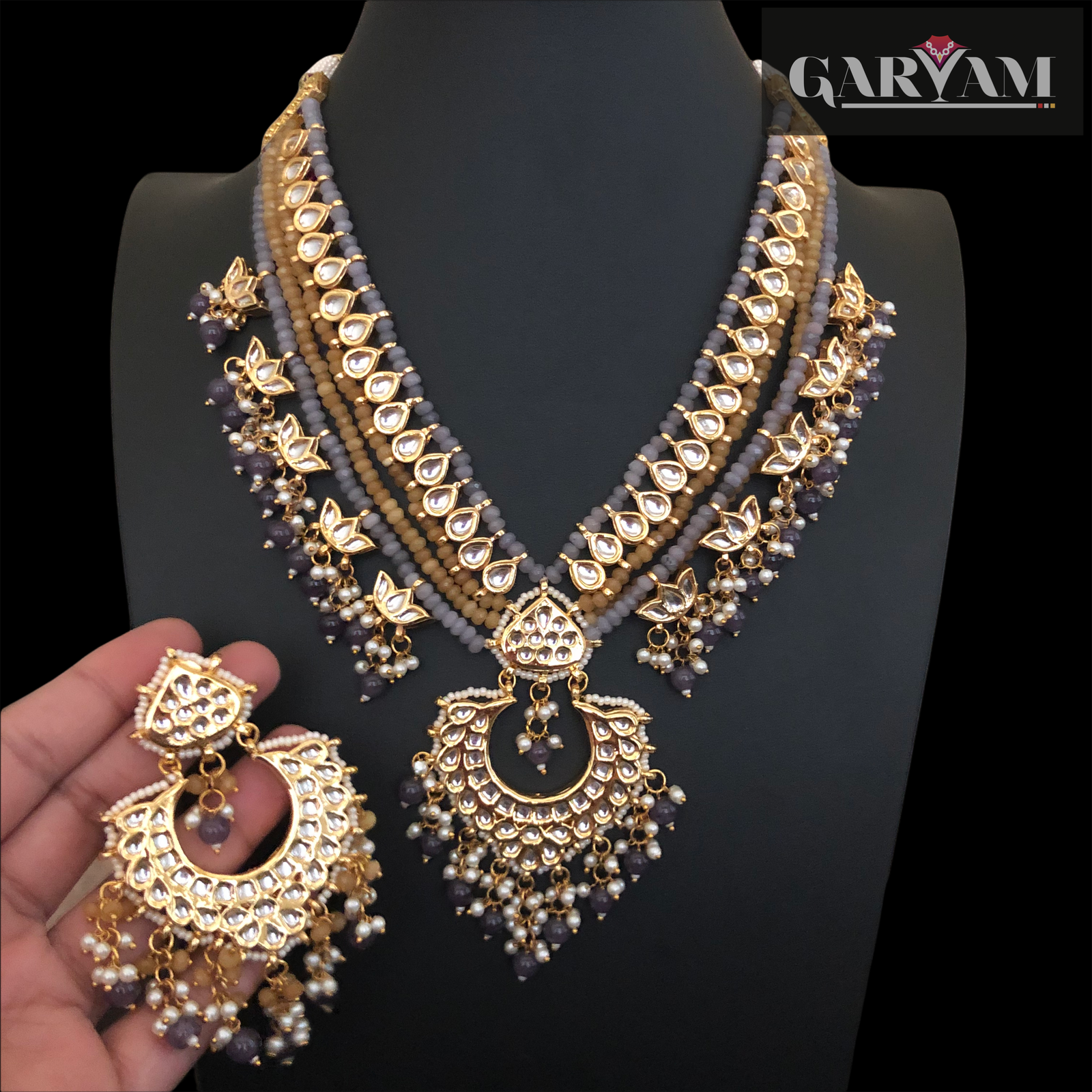 Nali Necklace Set| Kundan Necklace | Multicolor Necklace | Necklace | Beaded Necklace | Grand Necklace